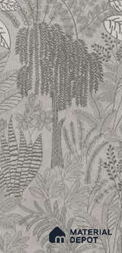 Tropical Wall Tile TL 12125 B Retina Gris Bloom 4 ft x 2 ft Vitrified Matte Finish - 9 mm | Suitable for Bathroom, Accent/Feature Wall, Dining Area