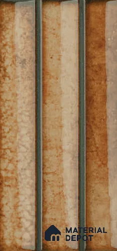 Subway Wall Tile TL 12576 E Kanji Caramel 9 inc x 4.5 inc  Glossy Finish - 8.5 mm  | Suitable For Kitchen, Bathroom Walls and Backsplashes | Spacer Recommended