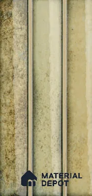 Wall Tile TL 12576 C Kanji Khaki 9 inc x 4.5 inc  Glossy Finish - 8.5 mm 