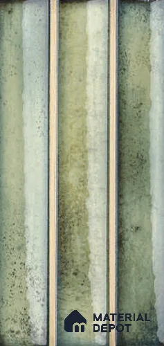 Subway Wall Tile TL 12576 D Kanji Salvia 9 inc x 4.5 inc  Glossy Finish - 8.5 mm  | Suitable For Kitchen, Bathroom Walls and Backsplashes | Spacer Recommended