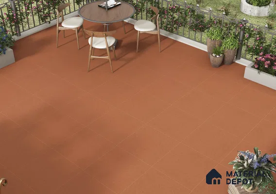 Punch Look Floor & Wall Tile TL 06285 D Flare Radiance 2 ft x 2 ft Vitrified Matte Finish - 8 mm | Suitable for Living Room, Bedroom, Bathroom, Kitchen & Balcony