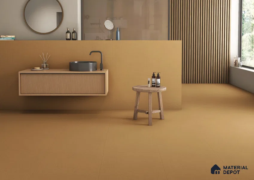 Punch Look Floor & Wall Tile TL 06285 C Sunlit Oasis 2 ft x 2 ft Vitrified Matte Finish - 8 mm | Suitable for Living Room, Bedroom, Bathroom, Kitchen & Balcony
