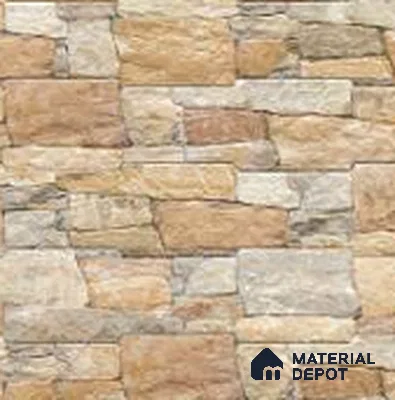 Brick Wall Tile TL 10090 B 16 inch x 6 inch Porcelain Matte Finish - 9 mm