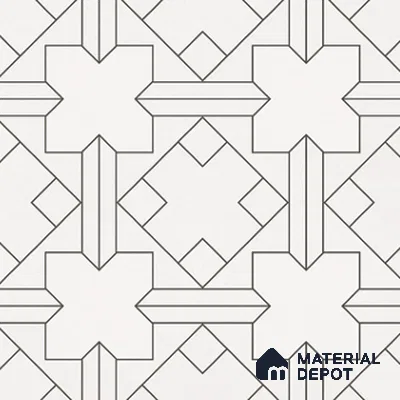 Floor & Wall Tile TL 12602 Colombo 1 ft x 1 ft  Carving Matte Finish - 9.5 mm 