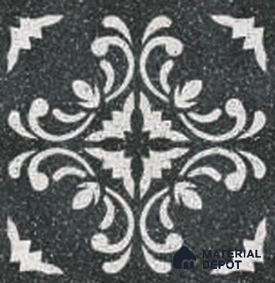 Floor Tile TL 12598 B Amazon Nero 1 ft x 1 ft  Matte Finish