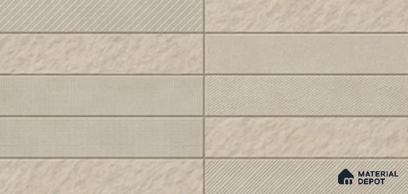 Punch Look Wall Tile TL 11453 B Comfy Coral 2 ft x 1 ft Ceramic Matte Finish - 8 mm  | Suitable for Bathroom & Kitchen