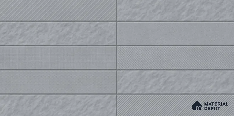 Punch Look Wall Tile TL 11453 C Comfy Fog 2 ft x 1 ft Ceramic Matte Finish - 8 mm  | Suitable for Bathroom & Kitchen
