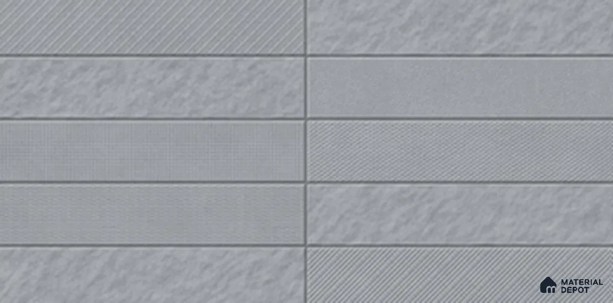 Punch Look Wall Tile TL 11453 C Comfy Fog 2 ft x 1 ft Ceramic Matte Finish - 8 mm | Suitable for Bathroom & Kitchen