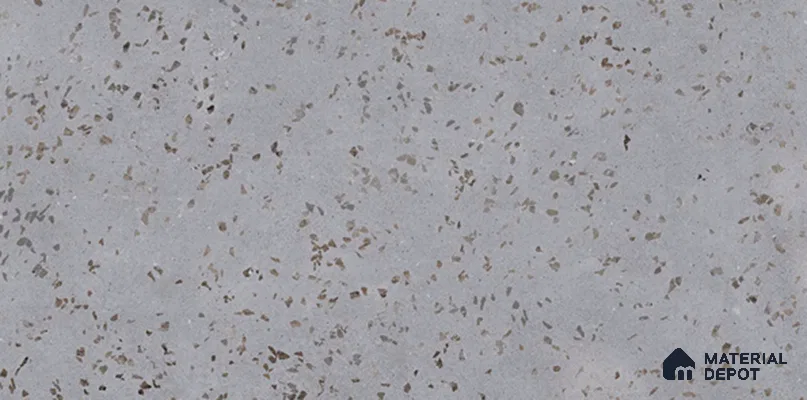 Terrazzo Look Floor & Wall Tile TL 11446 C Allure Grey 4 ft x 2 ft Vitrified Matte Finish - 9 mm  | Suitable for Living Room, Bedroom & Dining