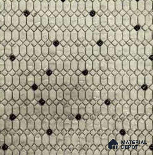 Mosaic Look Wall Tile TL 12583 B Ivory Noir Speckle 9.6 inc x 9.6 inc  Matte Finish - 6 mm | Suitable for Bathroom Wall, Kitchen Wall & Backsplash & Highlighter Wall