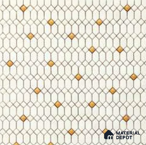 Mosaic Look Wall Tile TL 12583 Amber Speckl 9.6 inc x 9.6 inc  Matte Finish - 6 mm | Suitable for Bathroom Wall, Kitchen Wall & Backsplash & Highlighter Wall