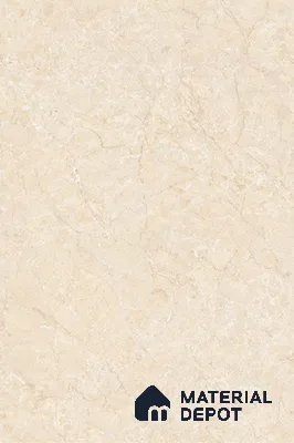 Marble Floor & Wall Large Format Tile TL 06415 Lisa Beige 6 ft x 4 ft Glossy Finish Vitrified Tile - 9 mm | Suitable for Living Room, Bedroom & Bathroom | Adhesive and Spacers Must be Used During Installation