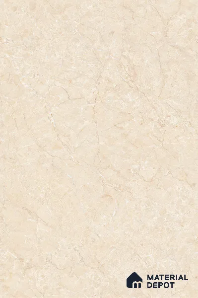 Marble Floor & Wall Large Format Tile TL 06415 Lisa Beige 6 ft x 4 ft Glossy Finish Vitrified Tile - 9 mm | Suitable for Living Room, Bedroom & Bathroom | Adhesive and Spacers Must be Used During Installation