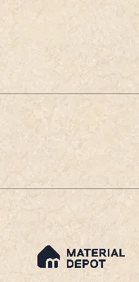 Marble Floor & Wall Large Format Tile TL 06415 Lisa Beige 6 ft x 4 ft Glossy Finish Vitrified Tile - 9 mm | Suitable for Living Room, Bedroom & Bathroom | Adhesive and Spacers Must be Used During Installation