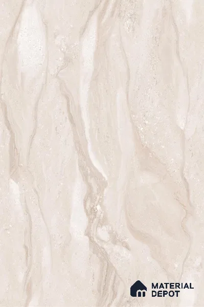 Marble Floor & Wall Large Format Tile TL 06423 Classic Dyna Grey 6 ft x 4 ft Satin Finish Vitrified Tile - 9 mm | Suitable for Living Room, Bedroom & Bathroom | Adhesive and Spacers Must be Used During Installation