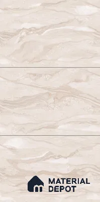 Marble Floor & Wall Large Format Tile TL 06423 Classic Dyna Grey 6 ft x 4 ft Satin Finish Vitrified Tile - 9 mm | Suitable for Living Room, Bedroom & Bathroom | Adhesive and Spacers Must be Used During Installation