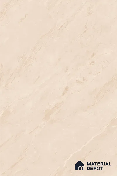 Marble Floor & Wall Large Format Tile TL 06420 Cinerea River Biege 6 ft x 4 ft Satin Finish Vitrified Tile - 9 mm | Suitable for Living Room, Bedroom & Bathroom | Adhesive and Spacers Must be Used During Installation