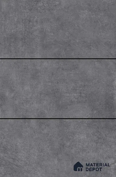 Cement Floor & Wall Tile TL 06411 B Mono Nero 4 ft x 2 ft Texture Finish Vitrified Tile - 9 mm | Suitable for Living Room, Bedroom & Bathroom