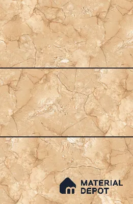 Marble Floor & Wall Tile TL 06383 B Mezora Brown 4 ft x 2 ft Glossy Finish Vitrified Tile - 9 mm | Suitable for Living Room, Bedroom & Bathroom
