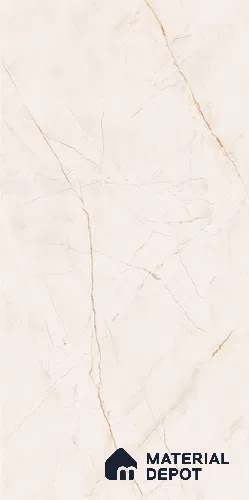 Marble Floor & Wall Tile TL 06396 Alps Silver 4 ft x 2 ft Glossy Finish Vitrified Tile - 9 mm | Suitable for Living Room, Bedroom & Bathroom