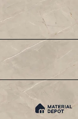 Marble Floor & Wall Tile TL 06396 B Alps Grey 4 ft x 2 ft Glossy Finish Vitrified Tile - 9 mm | Suitable for Living Room, Bedroom & Bathroom