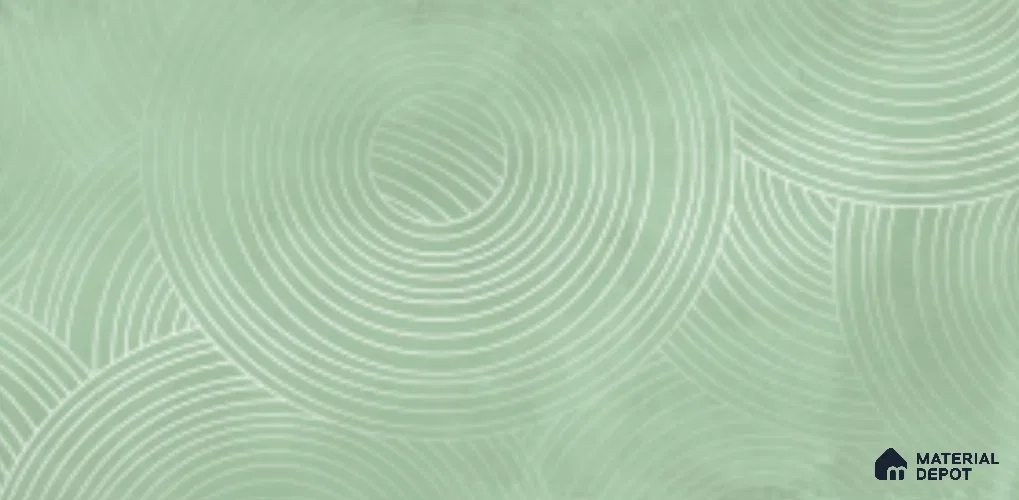 Patterned Wall Tile TL 06402 Z Nebula Verde HL 4 ft x 2 ft Vitrified Carving Matte Finish - 9 mm | Suitable for Living Room, Bedroom & Bathroom