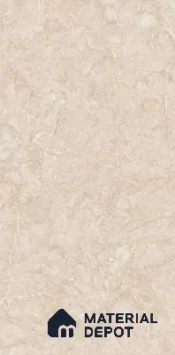 Marble Wall & Floor Tile TL 06378 B Trinity Beige 4 ft x 2 ft Vitrified Glossy Finish - 9 mm | Suitable for Living Room, Bedroom & Bathroom