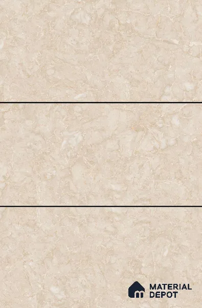 Marble Wall & Floor Tile TL 06378 B Trinity Beige 4 ft x 2 ft Vitrified Glossy Finish - 9 mm | Suitable for Living Room, Bedroom & Bathroom