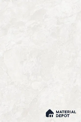 Marble Floor & Wall Large Format Tile TL 06422 Crestola Bianco 6 ft x 4 ft Satin Finish Vitrified Tile - 9 mm | Suitable for Living Room, Bedroom & Bathroom | Adhesive and Spacers Must be Used During Installation