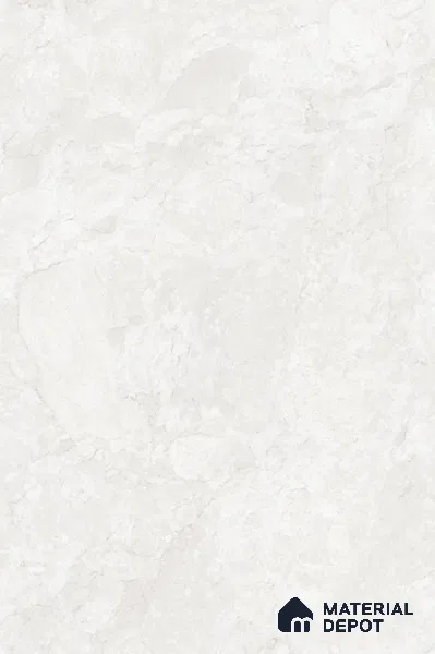 Marble Floor & Wall Large Format Tile TL 06422 Crestola Bianco 6 ft x 4 ft Satin Finish Vitrified Tile - 9 mm | Suitable for Living Room, Bedroom & Bathroom | Adhesive and Spacers Must be Used During Installation