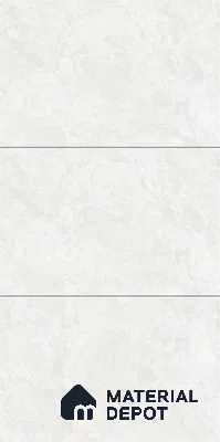 Marble Floor & Wall Large Format Tile TL 06422 Crestola Bianco 6 ft x 4 ft Satin Finish Vitrified Tile - 9 mm | Suitable for Living Room, Bedroom & Bathroom | Adhesive and Spacers Must be Used During Installation