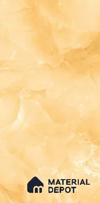 Marble Floor & Wall Tile TL 06393 B Afyon Onyx Gold 4 ft x 2 ft High Gloss Finish Vitrified Tile - 9 mm | Suitable for Living Room, Bedroom & Bathroom