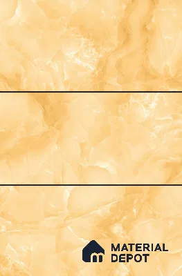Marble Floor & Wall Tile TL 06393 B Afyon Onyx Gold 4 ft x 2 ft High Gloss Finish Vitrified Tile - 9 mm | Suitable for Living Room, Bedroom & Bathroom