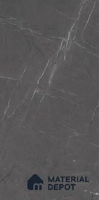 Marble Floor & Wall Tile TL 06407 B Quarry Nero 4 ft x 2 ft Carving Matte Finish Vitrified Tile - 9 mm | Suitable for Living Room, Bedroom & Bathroom