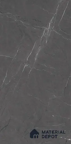 Marble Floor & Wall Tile TL 06407 B Quarry Nero 4 ft x 2 ft Carving Matte Finish Vitrified Tile - 9 mm | Suitable for Living Room, Bedroom & Bathroom