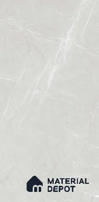 Marble Floor & Wall Tile TL 06407 Quarry Bianco 4 ft x 2 ft Carving Matte Finish Vitrified Tile - 9 mm | Suitable for Living Room, Bedroom & Bathroom (Sample)