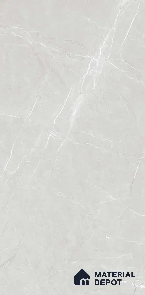 Marble Floor & Wall Tile TL 06407 Quarry Bianco 4 ft x 2 ft Carving Matte Finish Vitrified Tile - 9 mm | Suitable for Living Room, Bedroom & Bathroom (Sample)