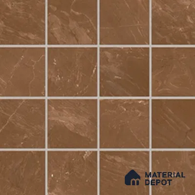 Stone Floor Tile TL 07663 D Attica Brown 2 ft x 2 ft Matte Finish Vitrified Tile - 12 mm | Suitable for Parking, Courtyard
