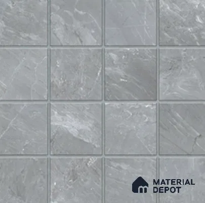 Stone Floor Tile TL 07663 Attica Grey 2 ft x 2 ft Matte Finish Vitrified Tile - 12 mm | Suitable for Parking, Courtyard