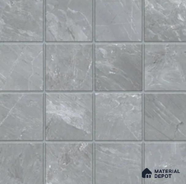 Stone Floor Tile TL 07663 Attica Grey 2 ft x 2 ft Matte Finish Vitrified Tile - 12 mm | Suitable for Parking, Courtyard