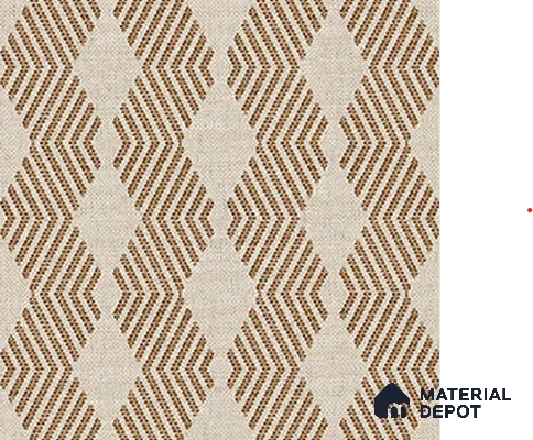Moroccan Floor Tile TL 12345 PS 353 Brown 1 ft x 1 ft Matte Finish Ceramic Tile - 9 mm | Suitable For Bathroom, Balcony, Kitchen
