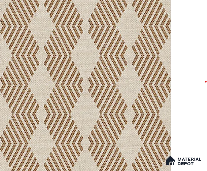 Moroccan Floor Tile TL 12345 PS 353 Brown 1 ft x 1 ft Matte Finish Ceramic Tile - 9 mm | Suitable For Bathroom, Balcony, Kitchen