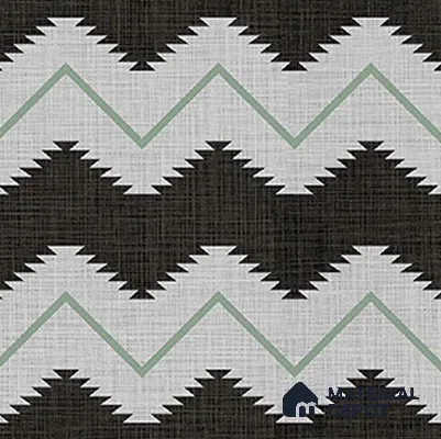 Moroccan Floor Tile TL 12339 B PS 321 Green 1 ft x 1 ft Matte Finish Ceramic Tile - 9 mm | Suitable For Bathroom, Balcony, Kitchen