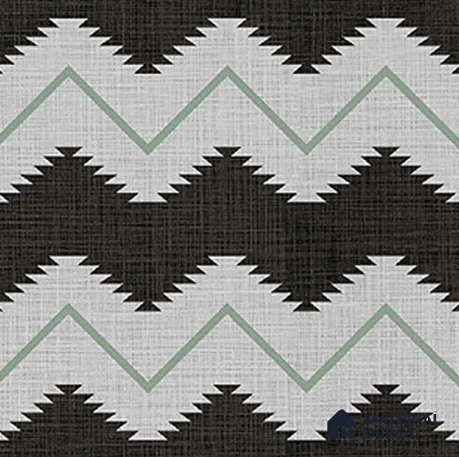 Moroccan Floor Tile TL 12339 B PS 321 Green 1 ft x 1 ft Matte Finish Ceramic Tile - 9 mm | Suitable For Bathroom, Balcony, Kitchen