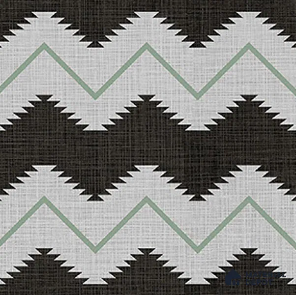 Moroccan Floor Tile TL 12339 B PS 321 Green 1 ft x 1 ft Matte Finish Ceramic Tile - 9 mm | Suitable For Bathroom, Balcony, Kitchen