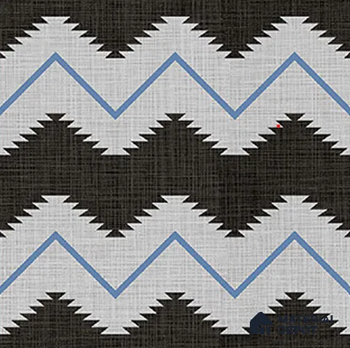 Moroccan Floor Tile TL 12339 PS 321 Blue 1 ft x 1 ft Matte Finish Ceramic Tile - 9 mm | Suitable For Bathroom, Balcony, Kitchen