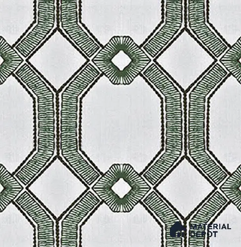Moroccan Floor Tile TL 12341 B PS 349 Green 1 ft x 1 ft Matte Finish Ceramic Tile - 9 mm