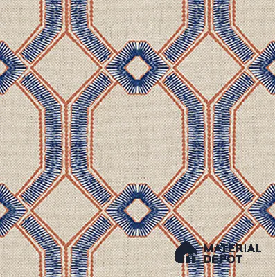Moroccan Floor Tile TL 12341 PS 349 Blue 1 ft x 1 ft Matte Finish Ceramic Tile - 9 mm | Suitable For Bathroom, Balcony, Kitchen