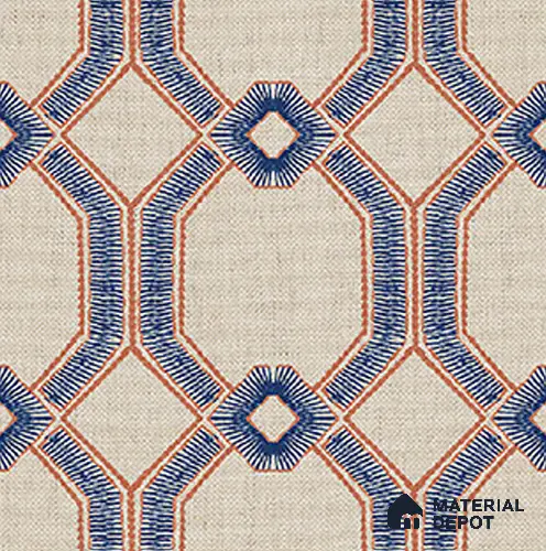 Moroccan Floor Tile TL 12341 PS 349 Blue 1 ft x 1 ft Matte Finish Ceramic Tile - 9 mm