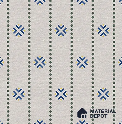Moroccan Floor Tile TL 12348 PS 356 1 ft x 1 ft Matte Finish Ceramic Tile - 9 mm | Suitable For Bathroom, Balcony, Kitchen